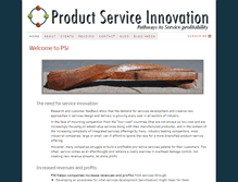 Tablet Screenshot of productserviceinnovation.com